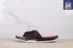 【今日WTO】Air Jordan AA1336-006 ブラックレッド スリッパ-WTO輸入2-TS42