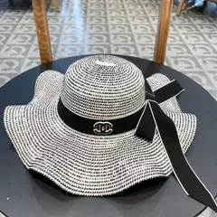 CHANEL - 最終お値下げ‼️CHANEL ロゴマークいっぱいハット　ノベルティ シャネル(CHANEL)シャネル ココマーク バケット ハット 帽子