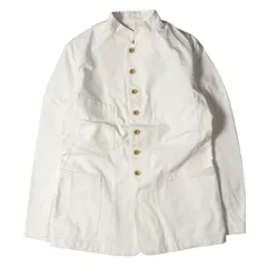ANATOMICA アナトミカ ジャケット スタンドカラー フレンチ カバーオール オフホワイト 白 M フランス製 ブランド アウター ブルゾン コート カジュアル ブランドのサムネイル