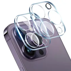 【2枚セット】 対応 iPhone14 Pro / iPhone14 Pro Max カメラフィルム 【日本旭硝子 硬度9H】 アイフォン14プロ / アイフォン14プロマックス レンズフィルム カメラ保護フィルム いphone14 pro / いphon 1