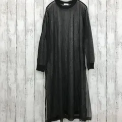 【 BEAUTY&YOUTH UNITED ARROWS 】ビューティアンドユースユナイテッドアローズ シアーワンピース ブラックのサムネイル