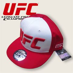 UFC ユーエフシー キャップ ホワイト×レッド 帽子
