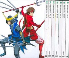 [중고] 애니메이션 DVD 전국 BASARA 첫회 생산 한정판 전 7 권 세트