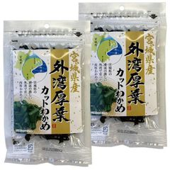 宮城県産外湾厚葉わかめ チャック付き 15g×2 ふえる みそ汁 サラダ スープ ラーメン トッピング ワカメスープ ミネラル 食物繊維 ヘルシー メール便【M119】