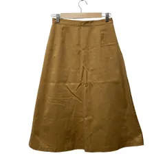 マドモアゼルノンノン　ロングスカート ウールミルドサキソニージャンパースカート （ロング・マキシ丈