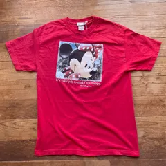 00's Walt Disney World Minnie Tシャツ　古着　ウォルトディズニーワールド　ミニー　レッド　赤　Ｌ