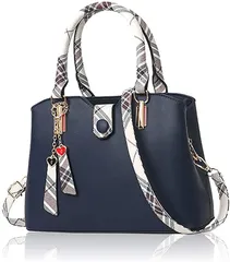 ノーブランド 母の日 ショルダーバッグ レディース 斜めがけバッグ 肩掛け ハンドバッグ 女性用 カバン( ネイビー)