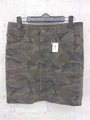 ◇ JOURNAL STANDARD ジャーナルスタンダード 迷彩 カモフラ ミニ 台形 スカート 38 ブラウン　カーキ *  【1002800078028】のサムネイル
