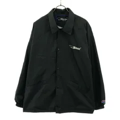 Bear ベアー　ブラック　ナイロンコーチジャケット　USA製　Lサイズ BEAR/ベアー コーチジャケット 90年代 (USED) | chameleon wear