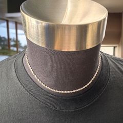 40cm ステンレス ロープチェーンネックレス ステンレス製 錆びない デザインチェーン 螺旋 ツイスト スクリュー ねじれ スパイラル トレンド 流行 キラキラ メンズ レディース ストリート カジュアル おしゃれ 40センチ