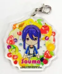 【中古】キーホルダー・マスコット(キャラクター) 神崎颯馬 トレーディングサマーチャーム 「一番カフェ×あんさんぶるスターズ! ～Enjoy summer! PART2～」 ドリンク注文特典