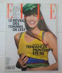 ★希少 レア 洋雑誌 ELLE エル フランス版 No.2303 1990年 ファッション誌 レシピカード付き★