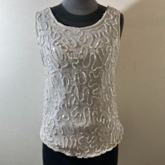 DRESSCAMP ドレスキャンプ タンクトップ スワロフスキー ビジュー 黒