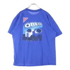 VINTAGE (ヴィンテージ) 00s OREO KRAFT オレオ 両面プリント Tシャツ 半袖カットソーブルー