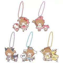 【中古】雑貨 全5種セット 「カードキャプターさくら×サンリオキャラクターズ スペシャルラバーマスコット」