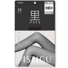 ATSUGI 黒　25デニール　ブラックタイツ　冠婚葬祭　送料無料