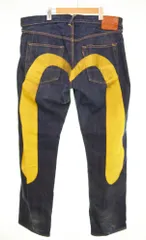 EVISU NO.2 lot.2000 W31L35 黄カモメ 日本製 楽天市場】EVISU JEANS No2 2000 カモメ 刺繍マーク エヴィス