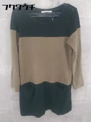 ◇ ◎ LUCA LADY LUCK LUCA レディ ラック ルカ 長袖 ミニ ワンピース カーキ ブラック レディース 【中古】 【1002801411572】のサムネイル