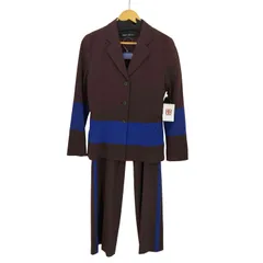 イッセイミヤケ ISSEY MIYAKE 黒タグ ライン 切替 3Bテーラードジャケット フレアパンツ セットアップ レディース  2のサムネイル