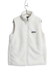 【お得なクーポン配布中!】 パタゴニア ロスガトス フリース ベスト レディース М / 24年製 ハイ パイル ボア 重ね着 フルジップ アウトドア ハイネック ワンポイント