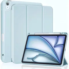 【新品】 ProCase iPad Air 11インチ ケース M3 (2025) / M2 (2024) / iPad Air5 (2022) / Air4 (2020) 10.9インチ 透明 クリアカバー ペン収納 耐衝撃 三つ折り スタンド スマート 1