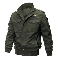 種類30：4XL/J：8806 ミリタリーグリーン 秋冬 コーデ メンズ  服 シンプル ファッション オシャレ 大人 かっこいい 大きいサイズ ストリート 紳士服 デニム ジャケット アウター  カジュアル コットン ボンバー ジャケット アウター 