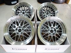 カスタムサイズ 深リム メッシュ levanna V10-EX FFT 19inch 5H114.3 9.5J+40 アルファード ヴェルファイア ハリアー