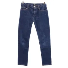 アーペーセー ストレート デニムパンツ w26 A.P.C. NEW CUREF ボタンフライ レディース 【中古】  【230123】 【PD】