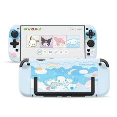 Kuitmor Switch 2 Switchカバー switch2対応 スイッチ2025 スイッチ2カバー PC製 joy con 保護カバー 分体式 全面保護 薄型 傷防止 汚れ防止 対応耐衝撃 取り外し簡単 可愛い プレゼント ゲームタイム(ブルー)