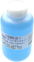 インディ 塗料液 常温黒染剤 ガンブルー 鉄 スチール 浸け込み用 大 徳用 1000ml(4560364962278)T5-2のサムネイル