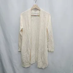 ◇ ⊇ OPAQUE.CLIP オペークドットクリップ 長袖 カーディガン サイズL ベージュ系 レディース E  【1503050029193】