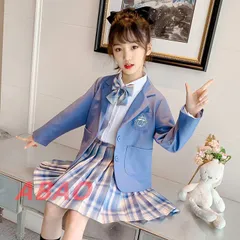 入学式 スーツ キッズ 女の子 スーツセット セット オシャレ スクール制服 長袖 上下セット 入学式 スーツ 子供服 女子制服 JK制服 学生服 小学校 ジュニア コスプレ衣装 可愛い JK服 学園祭 卒園式 卒業式xiaokb54