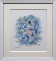 難波田龍起 「爽」 水彩画 絵画