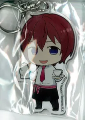 animate cafe あんさんぶるスターズ! 朱桜司 カフェ衣装)アニカフェ限定アクリル キーホルダー