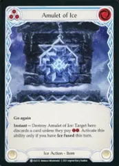 【中古】Flesh and Blood ELE172[C]：Amulet of Ice
