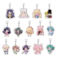 【14個セット】 美少女戦士セーラームーン キーホルダー 月野うさぎ ちびうさ アクリル レイヤー