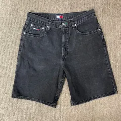 （ 36 ） 8090s Tommy トミーヒルフィガーデニム ハーフパンツ