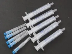 新品未使用：インク注入用<シリンジ2ml+替針>5set