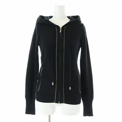 JUICY COUTURE フード付き パーカー XS 黒 ハート JUICY COUTURE(ジューシークチュール) パーカー・フーディ