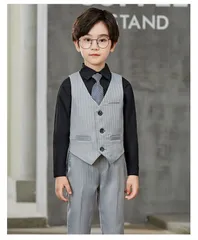 入学式 スーツ 男の子 フォーマル 子供服 結婚式 卒園式 卒業式 七五三 スーツセット ベスト パンツ ネクタイ フォーマル スーツ キッズ 男の子 キッズスーツ 発表会 入学式 入園式 UzJ4317
