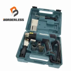 ☆中古品☆makita マキタ 100V ヒートガン HG6031VK アタッチメント ケース 説明書付 熱風温度調整機能 96469のサムネイル