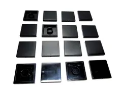 レゴ★未使用！黒色の２×２タイル１６点セット