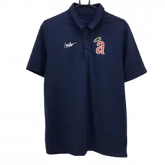 【超美品】ナイキ 半袖ポロシャツ ネイビー COOPERSTOWN DRI-FIT メンズ M ゴルフウェア NIKE