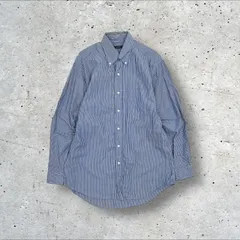 SHIPS ストライプ 長袖 ボタンダウンシャツ ワイシャツ ドレスシャツ M 15 1/2