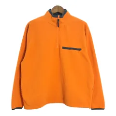 OLD NAVY オールドネイビー ハーフジップ フリースジャケット オレンジ (メンズ L) 中古 古着 S3332