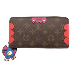 ≪値下げ≫ 【中古】LOUIS VUITTON ルイヴィトン M61364 モノグラム フラミンゴ トーテム ジッピーウォレット 長財布 メンズ レディース ユニセックス A2402455 【無料ギフトラッピング承ります】