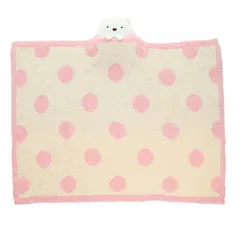 Color:09すみっコぐらし しろくま [丸眞] マスコット付きブランケット ふわもこしろくま 09すみっコぐらし しろくま ブランケット部分約70×100cm マスコット部分約H15×W15cm（耳・手含めず）