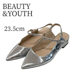 BEAUTY&YOUTH ビューティー＆ユース シルバー パンプス 23.5cm