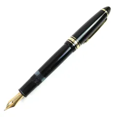 【値下げ】Montblanc モンブラン　万年筆 146 18C 中古)MONTBLANC モンブラン 万年筆 #146 14C中白/KM (フラット