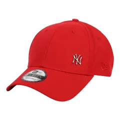 ニューエラ キャップ メタルロゴ NEW ERA 9FORTY FLAWLESS ニューヨーク・ヤンキース フローレス メンズ レディース  ミニロゴ MLB 帽子 ベースボールキャップ ニューヨーク・ヤンキース レッド
